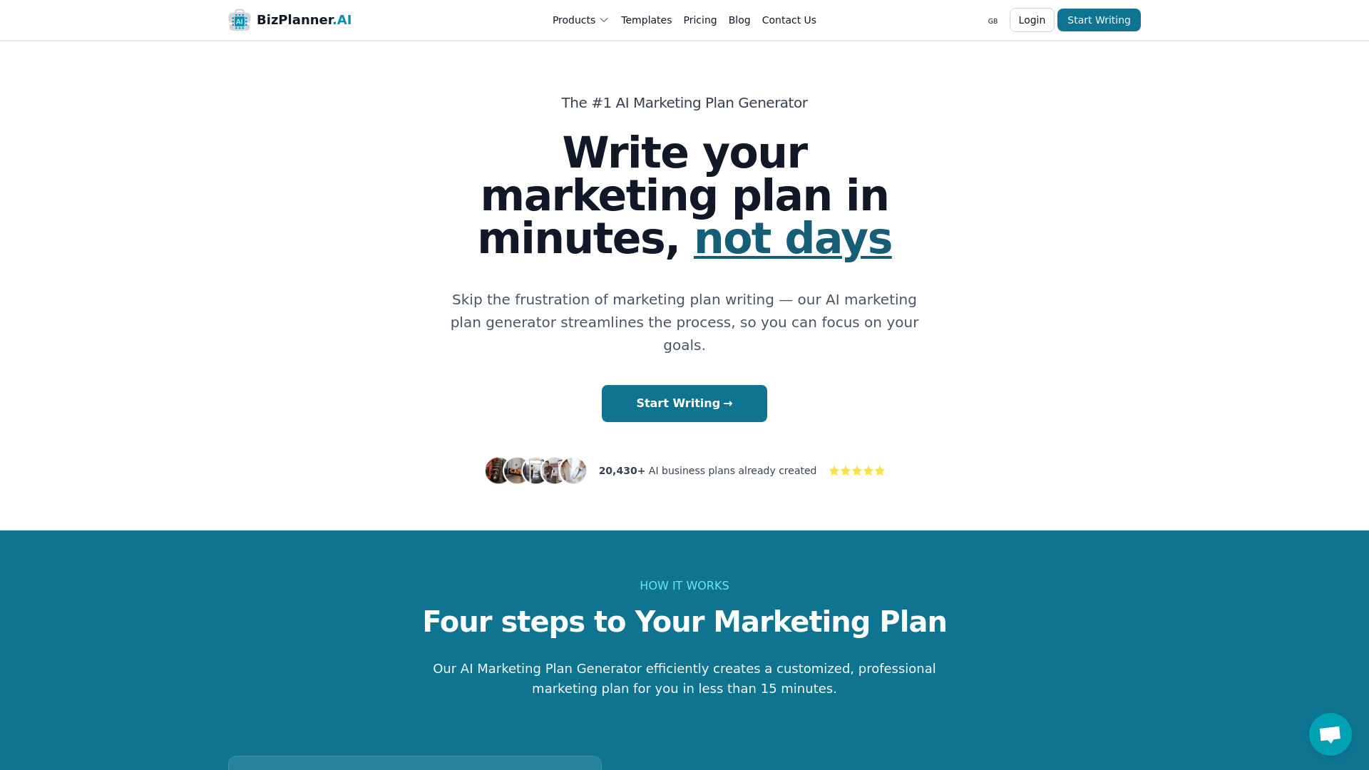 AI marketing plan generator