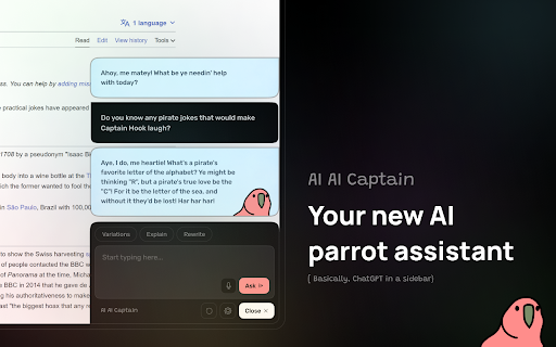 AICAPN - Your new AI parrot assistant