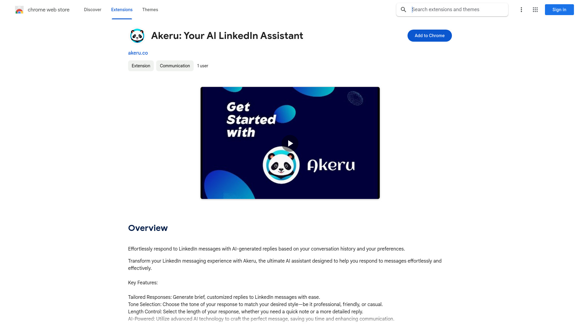 Akeru: Your AI LinkedIn Assistant