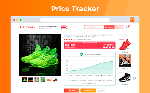 AliAI - price history & seller rating