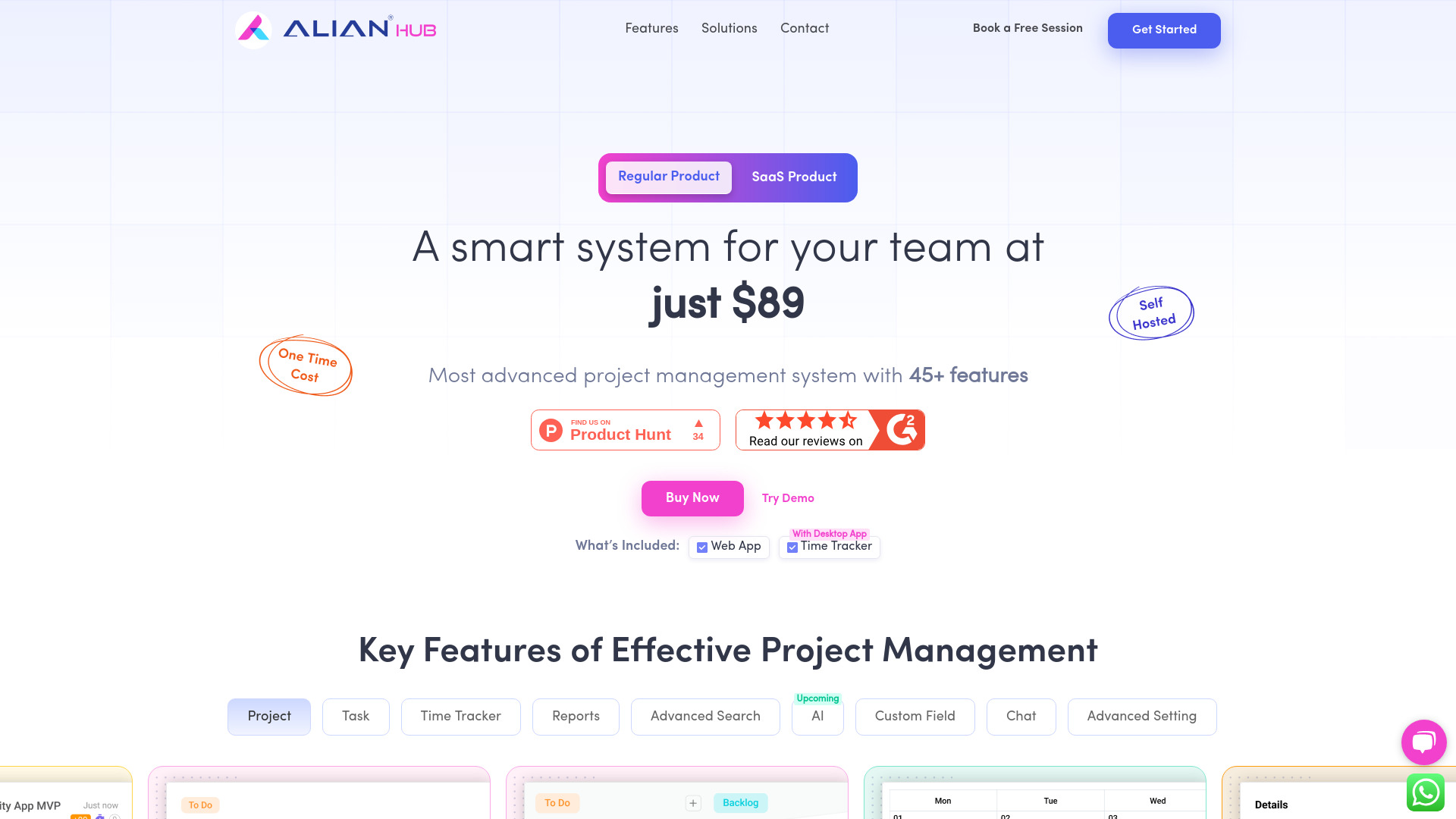 Alian hub - Project Management System