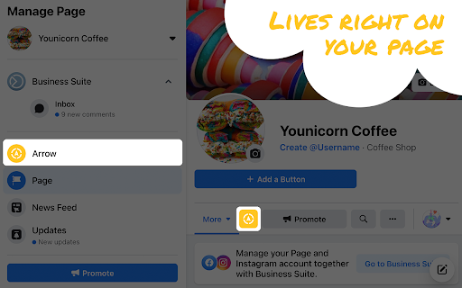 Arrow Ai: done-for-you social media posting