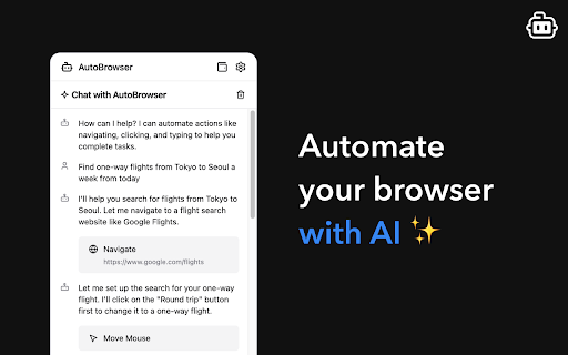 AutoBrowser - Automate your browser with AI