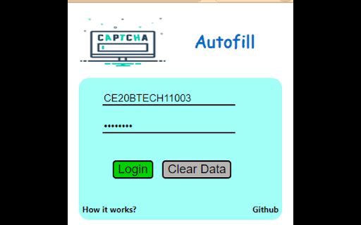 Autofill AIMS captcha