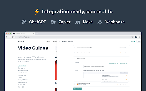 Axiom Browser Automation & Web Scraping