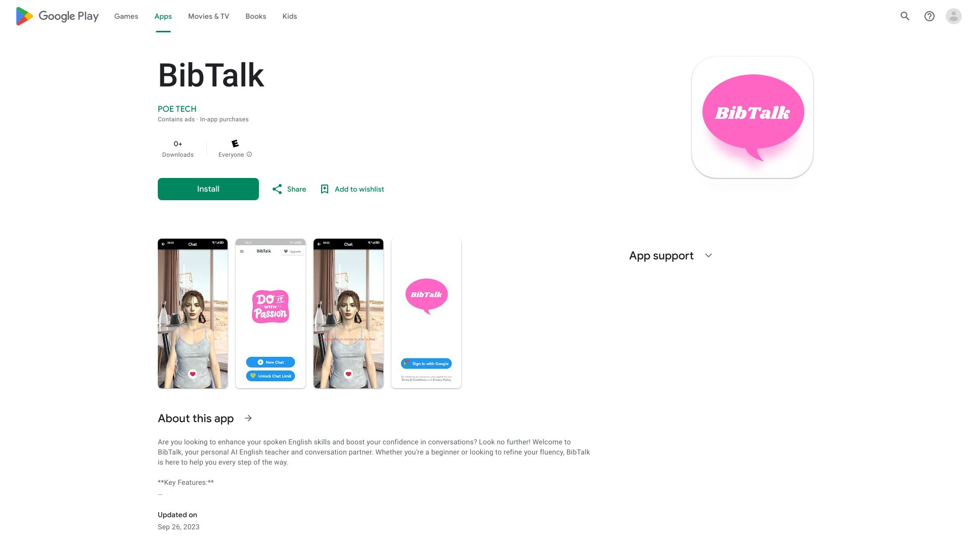 BibTalk: Speak Better English with AI