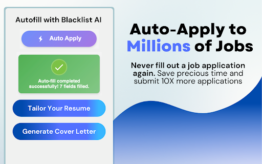 Blacklist AI - Autofill Job Applications