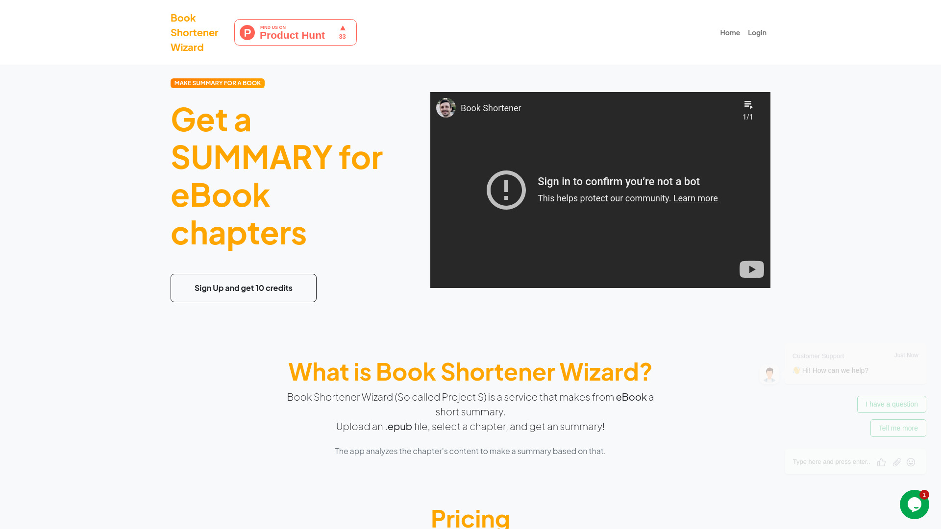 Book Shortener Wizard