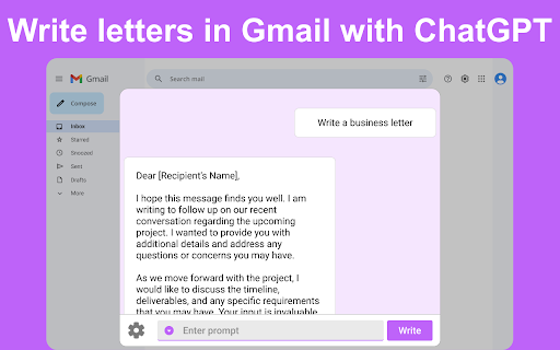 Chat GPT for Gmail