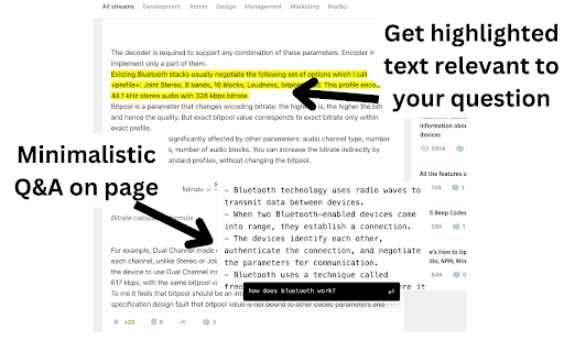 Chat with page. Free & Open source