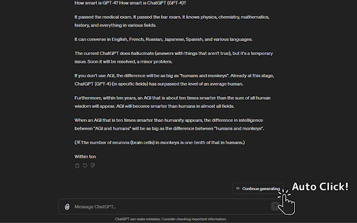 ChatGPT Auto Continue