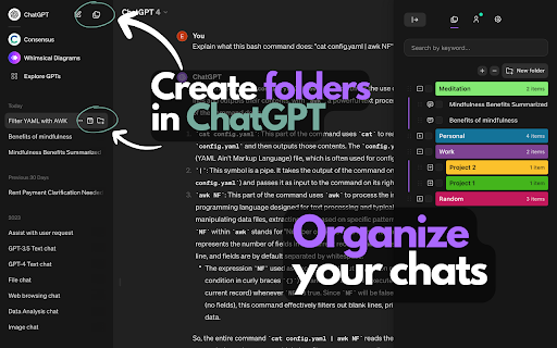 ChatGPT Easy Folders