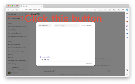 ChatGPT Prompts Manager