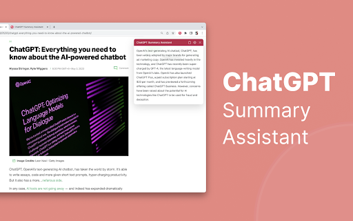 ChatGPT Summary Assistant