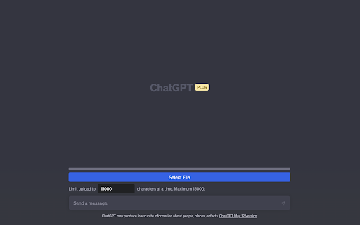 Chatty File Uploader