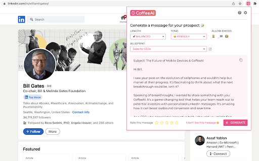 CoffeeAI: Hyper-Personalized Sales Emails