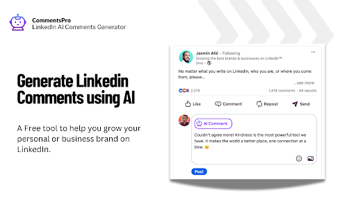 CommentsPro - LinkedIn AI Comments Generator