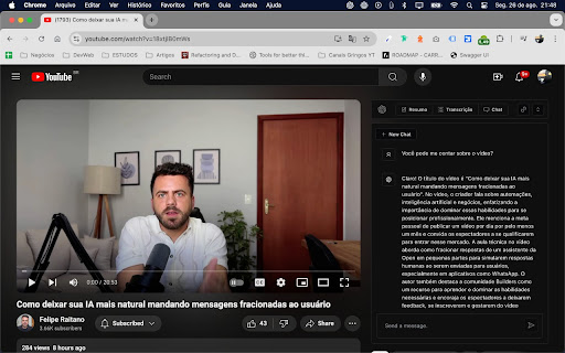 Converse com o Youtube
