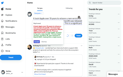 Correctify -Write mail, messages with ChatGPT