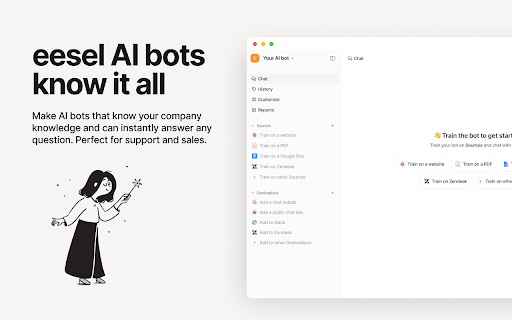 eesel AI: ChatGPT Sidebar for AI in Google Docs, Zendesk & more