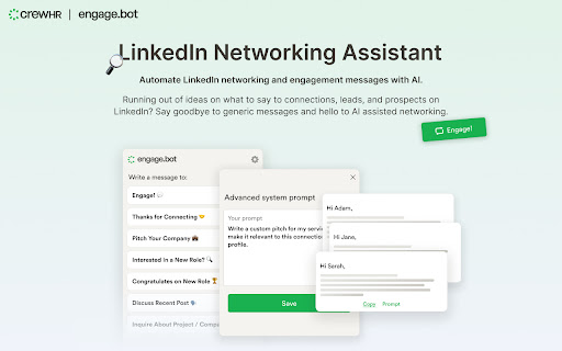 Engage.Bot - LinkedIn Messaging AI Assistant
