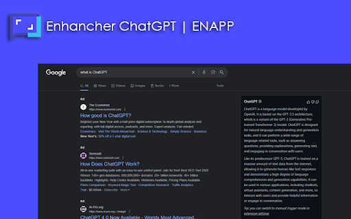 Enhancer ChatGPT For Search | ENAPP