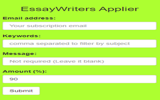 EssayWriters Applier
