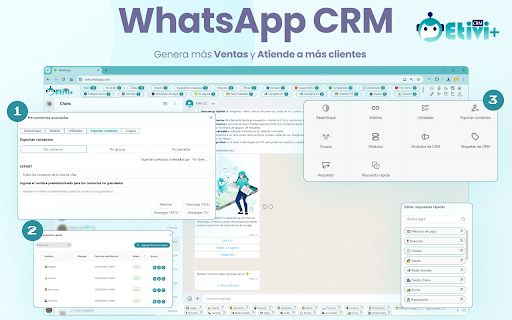 Etivi+ CRM+ para WhatsApp™