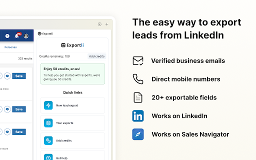 Exportli - LinkedIn Exporter