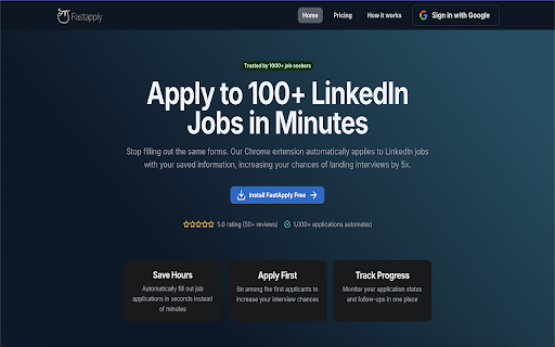 FastApply - Free AI Automated Job Application Copilot