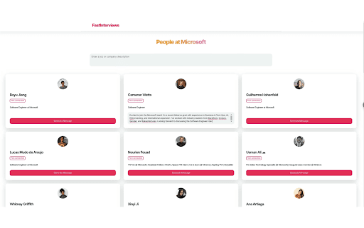 FastInterviews Extension