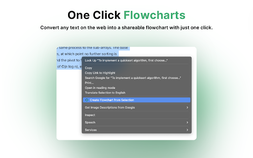 Flowsage Extension - Turn ideas into shareable flowcharts