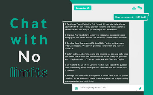 Free ChatGPT for Google Chrome - ZChatGPT