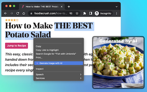 Generate Image with AI