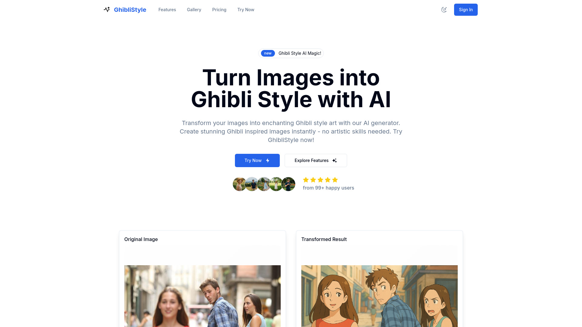 Ghibli Style Image Transformer