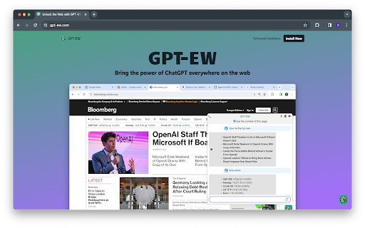 GPT-EW: ChatGPT EveryWhere