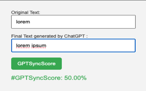 GPTSyncScore
