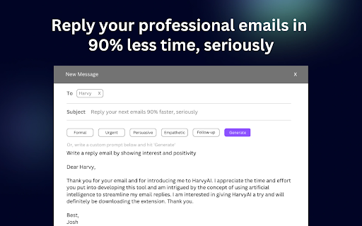 HarvyAI - Professional Email Assistant