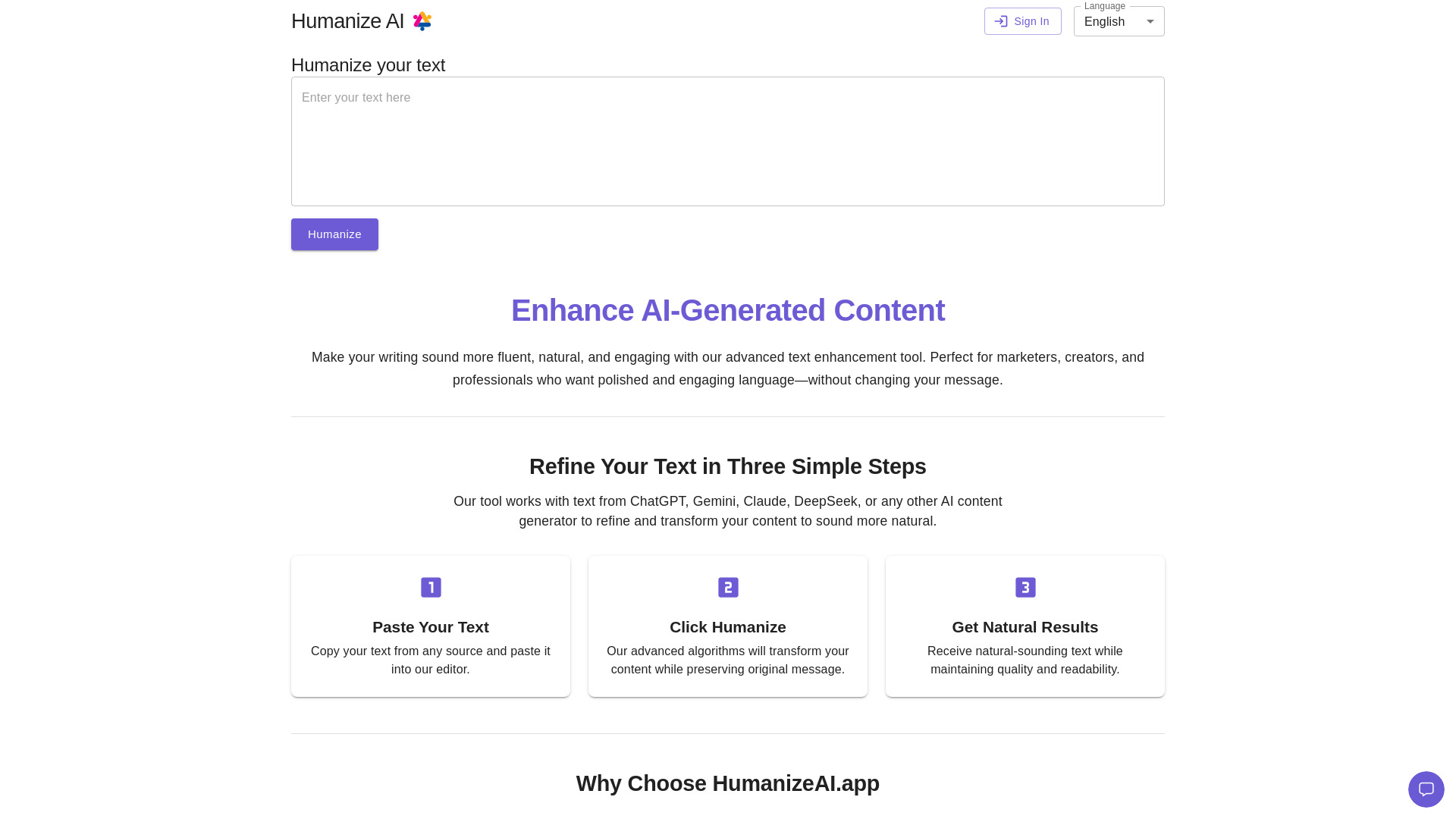 Humanize AI (HumanizeAI.app)