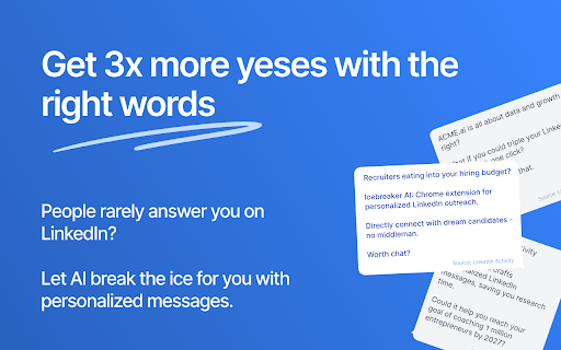 Icebreaker AI - LinkedIn Outreach Personalization