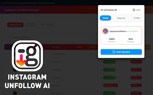 Instagram Unfollow AI