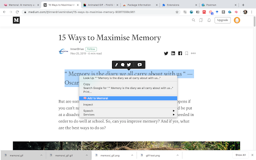 Memorai – AI memory assistant for Anki
