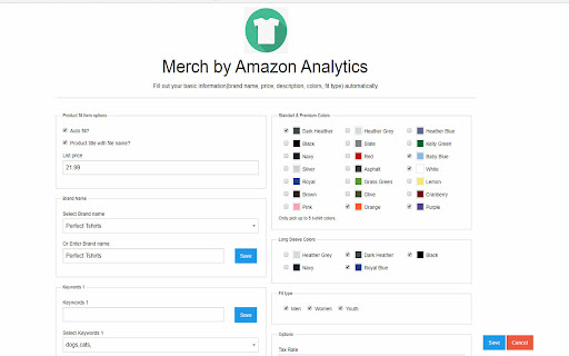 Merch By Amazon Analytics
