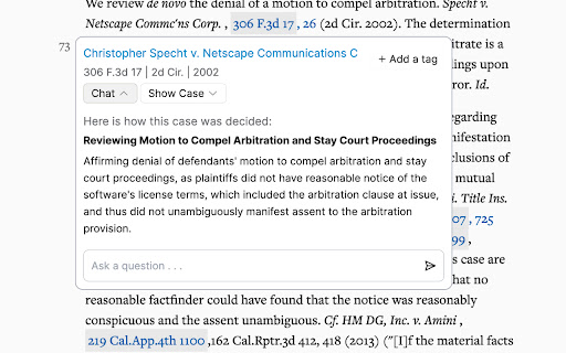 Midpage | AI overlays for case law