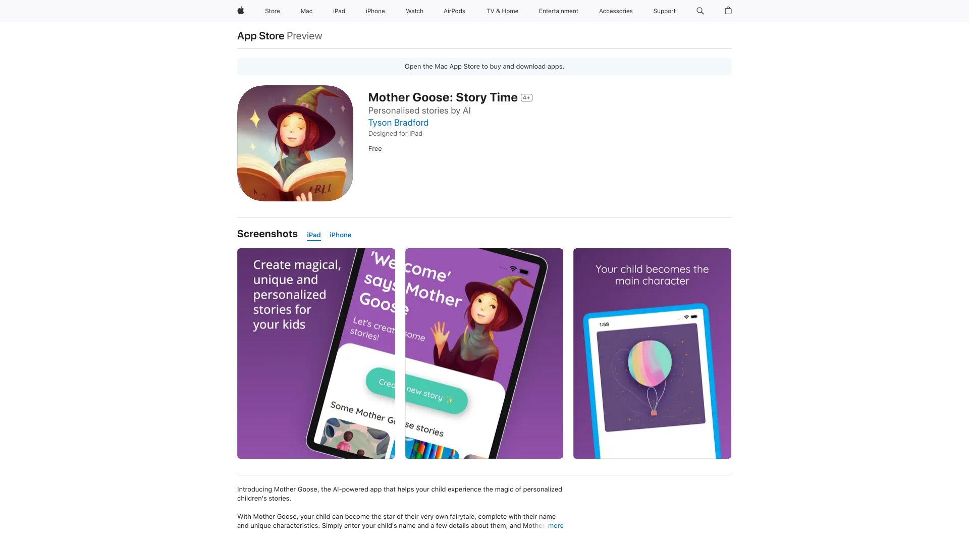 Mother Goose - Story time