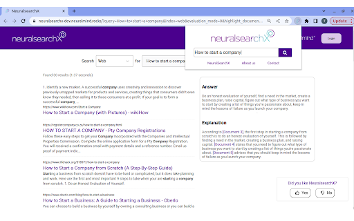 NeuralSearchX