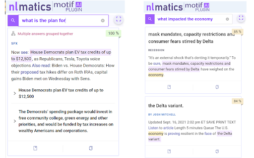 NLMatics Motif Plugin