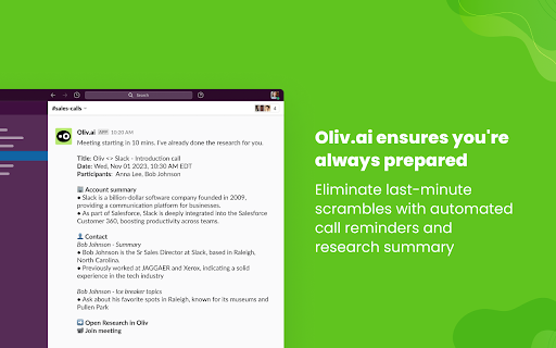 Oliv.AI - Your AI Sales Copilot