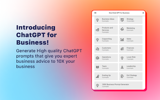 One-Click GPT for Business