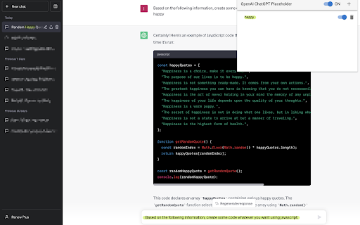 OpenAI ChatGPT Placeholder